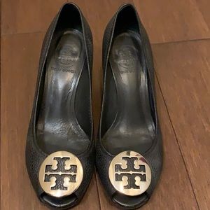 Tory Burch Open-Toe Wedges